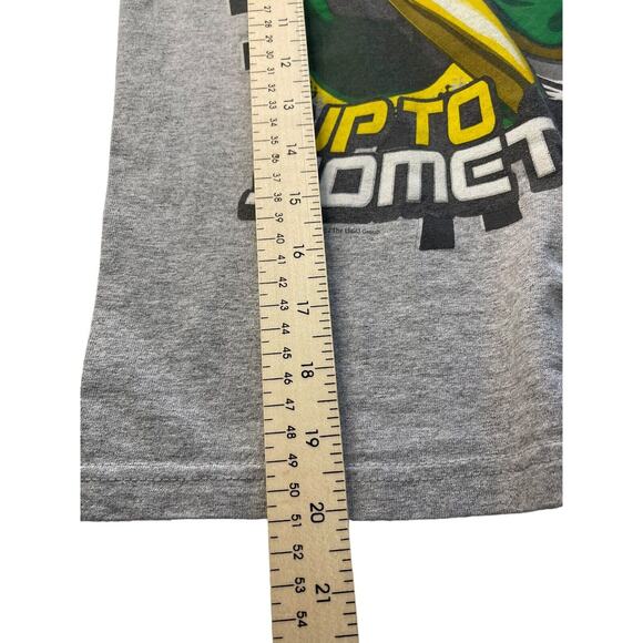 Y2K Lego Ninjago Definitely Up To Something Long Sleeve T Shirt Youth Sz M8 Gray - Picture 8 of 12